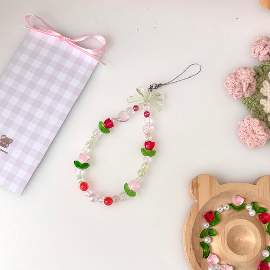 Flower Garden Spring keychain