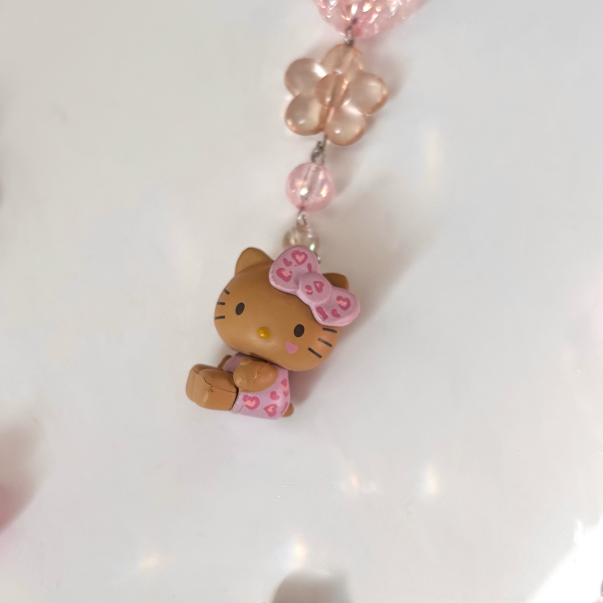 Hello Kitty Gyaru Leopard Keychain