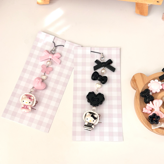 Hello Kitty Goth Lolita & Sweet Lolita Keychain