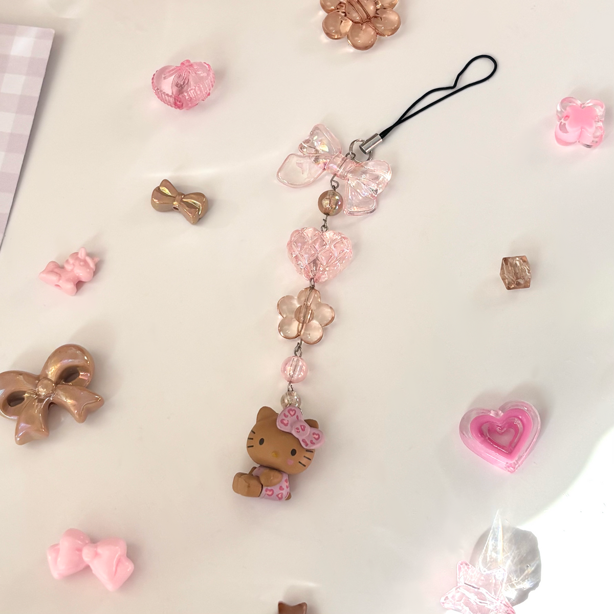 Hello Kitty Gyaru Leopard Keychain