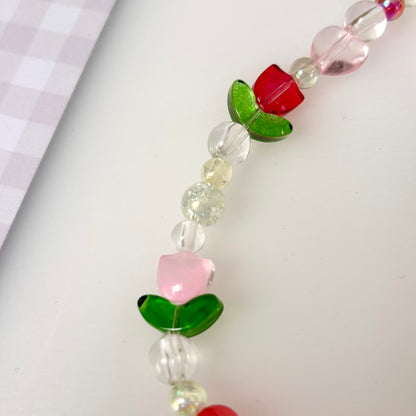 Flower Garden Spring keychain