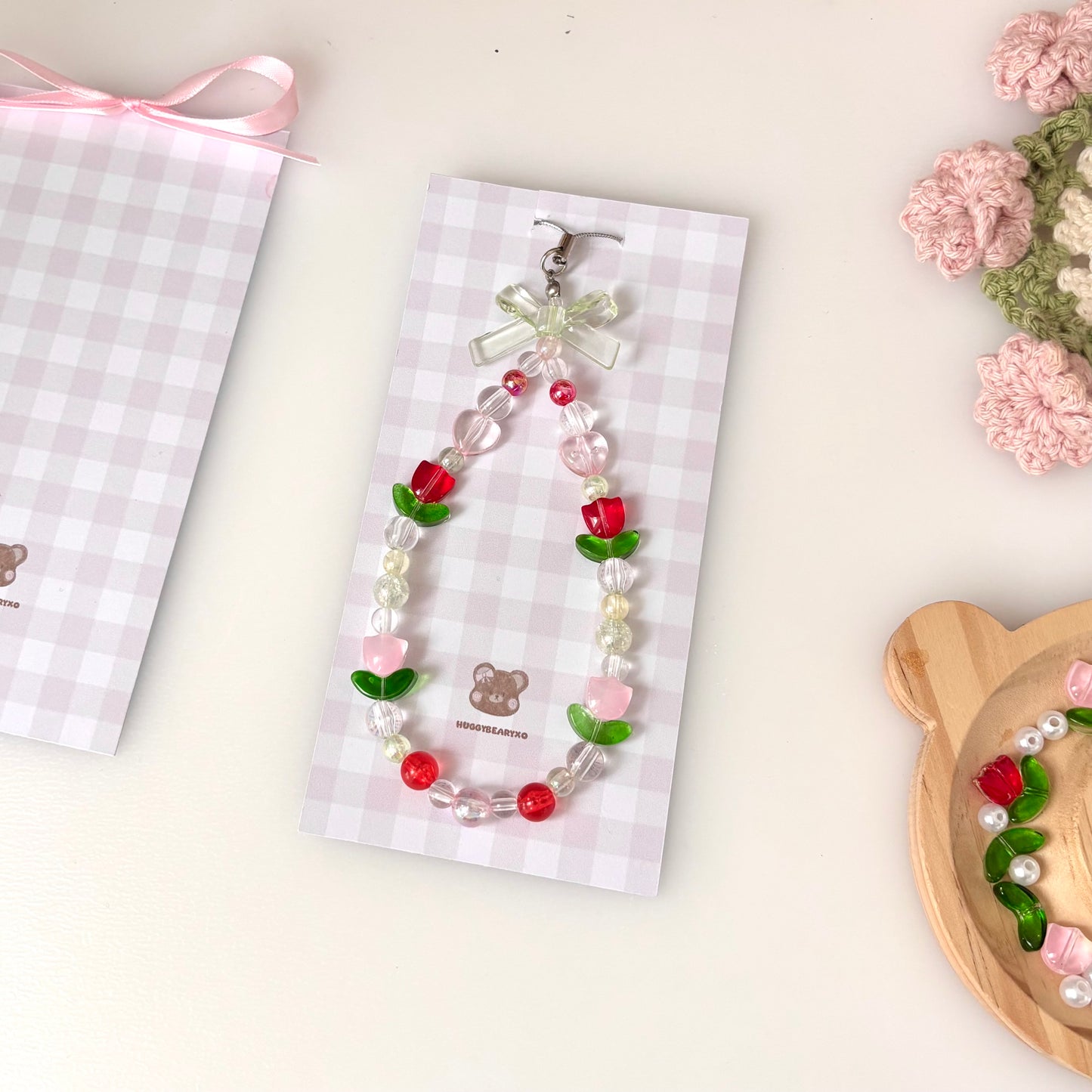 Flower Garden Spring keychain
